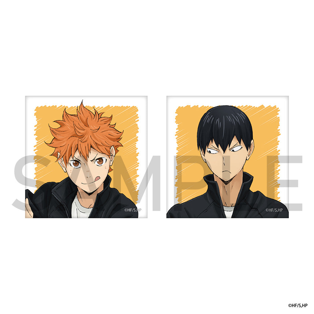 ハイキュー!! スクエア缶バッジセット（制作現場風） 日向・影山 – IG