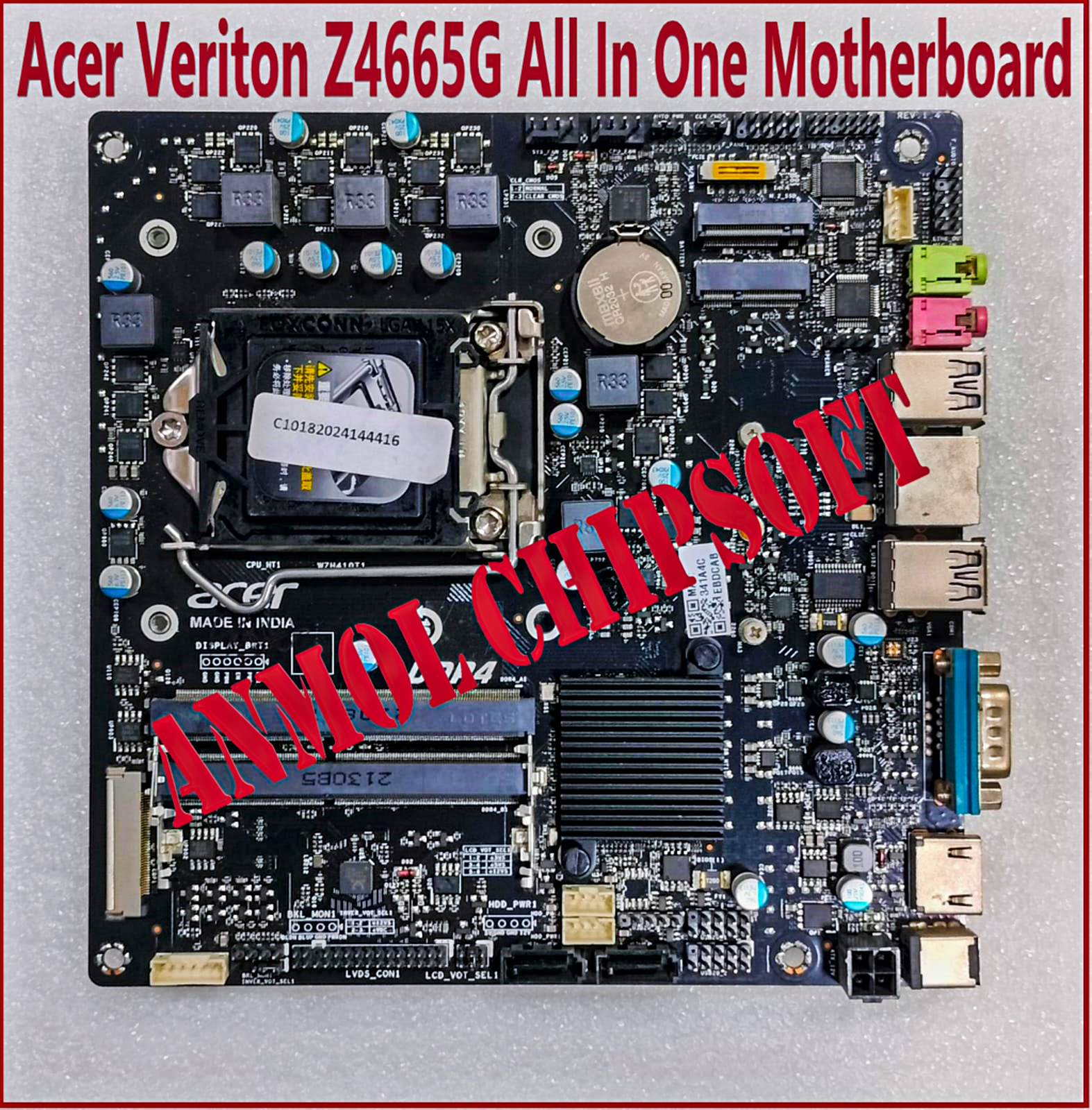 Acer Veriton Z4665G All-in-One Motherboard (Intel H61 Chipset) at