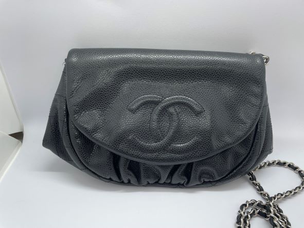 楽天市場】シャネル チェーンウォレット ハーフムーンの通販