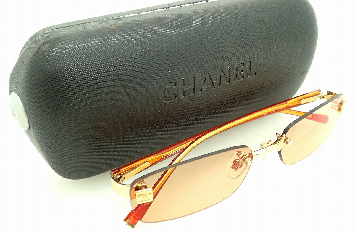 楽天市場】CHANEL シャネル サングラス ココマーク オレンジレンズ