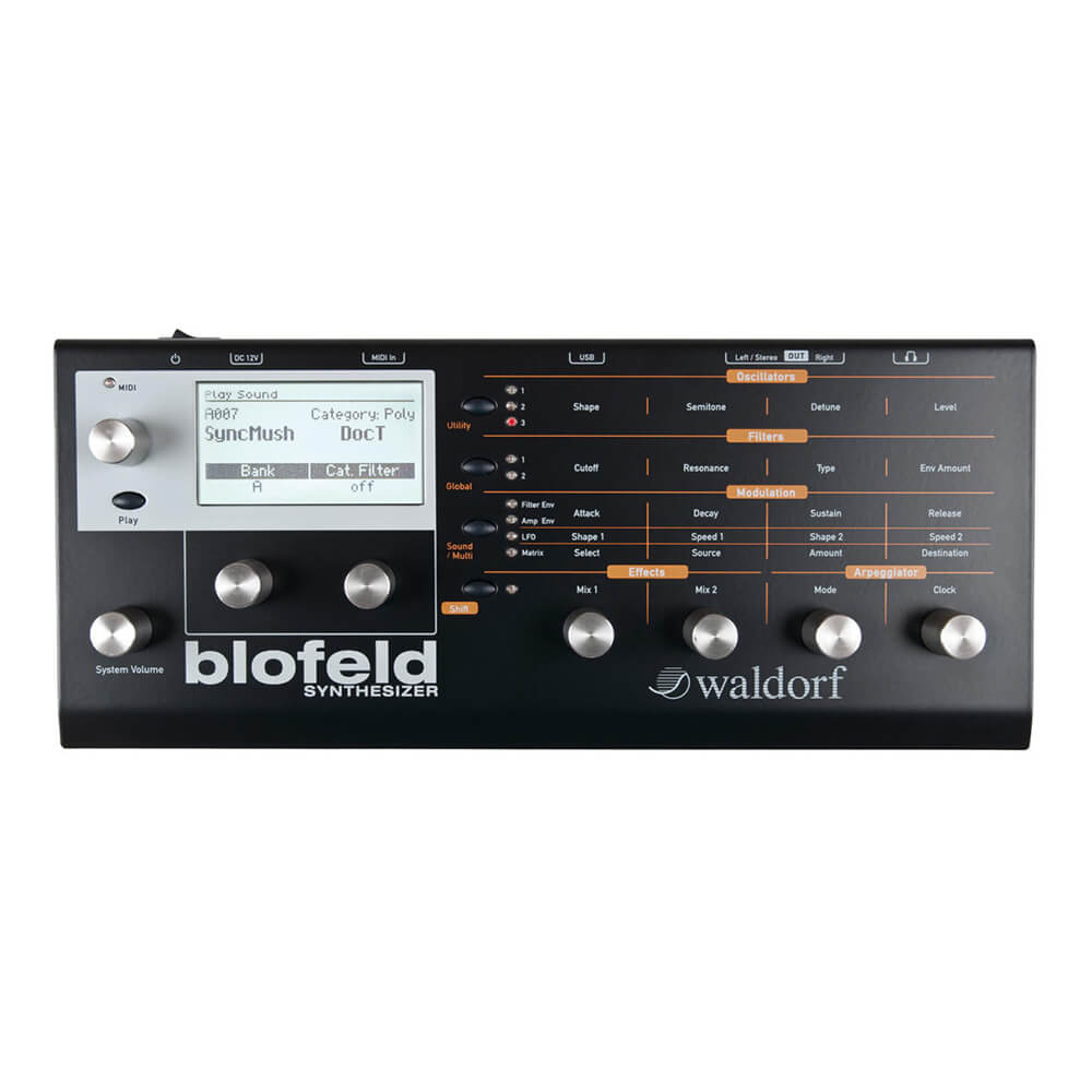 Waldorf Blofeld Desktop / Black｜ミュージックランドKEY