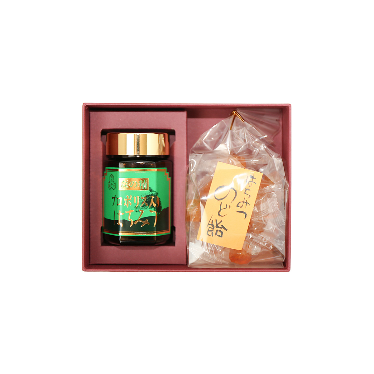 みつばち工房花の道 / プロポリスはちみつ森の精と選べるはちみつ飴 ギフト