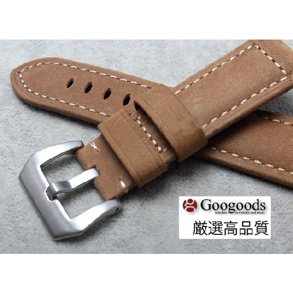 For PANERAI パネライ 幅22mm 24mm 26mm 時計バンド イタリアレザー