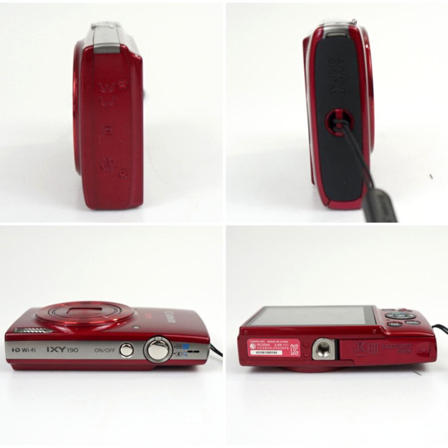 キヤノン（Canon） キャノン IXY 190 コンパクトデジタルカメラ レッド