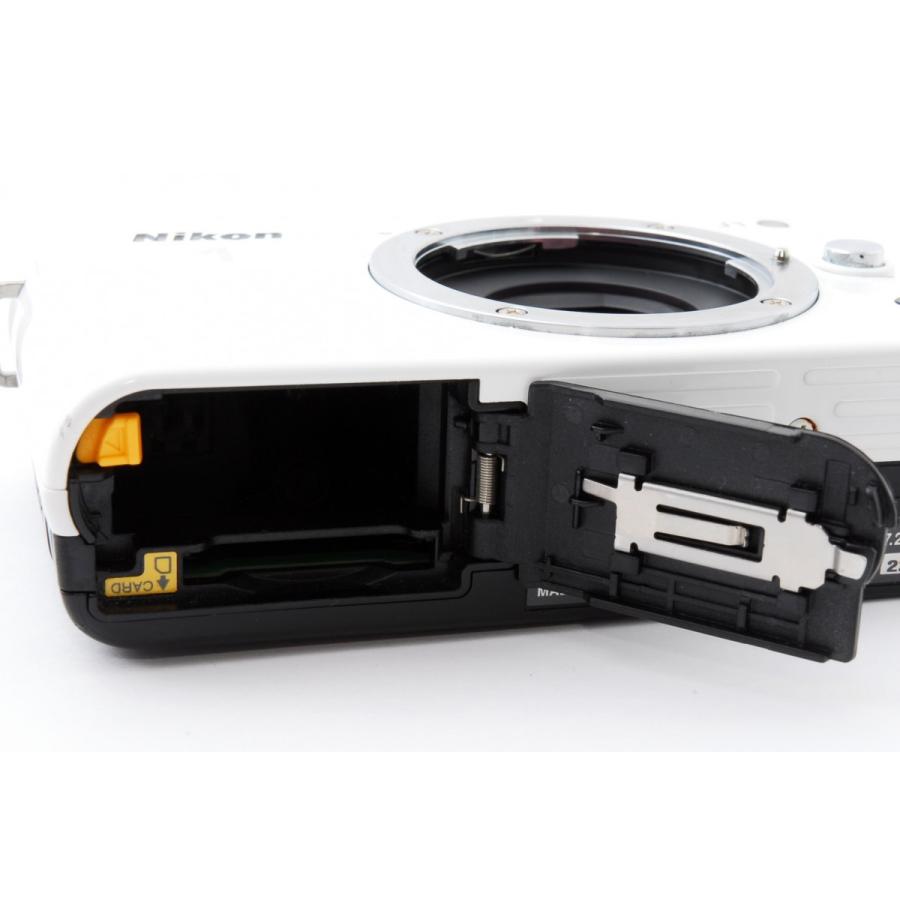 ニコンワン ミラーレス一眼 ニコン Nikon 1 J1 ホワイト レンズキット