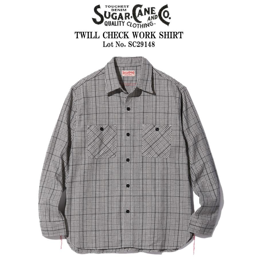 SUGAR CANE シュガーケーン ツイルチェック ワークシャツ SC29148 東洋