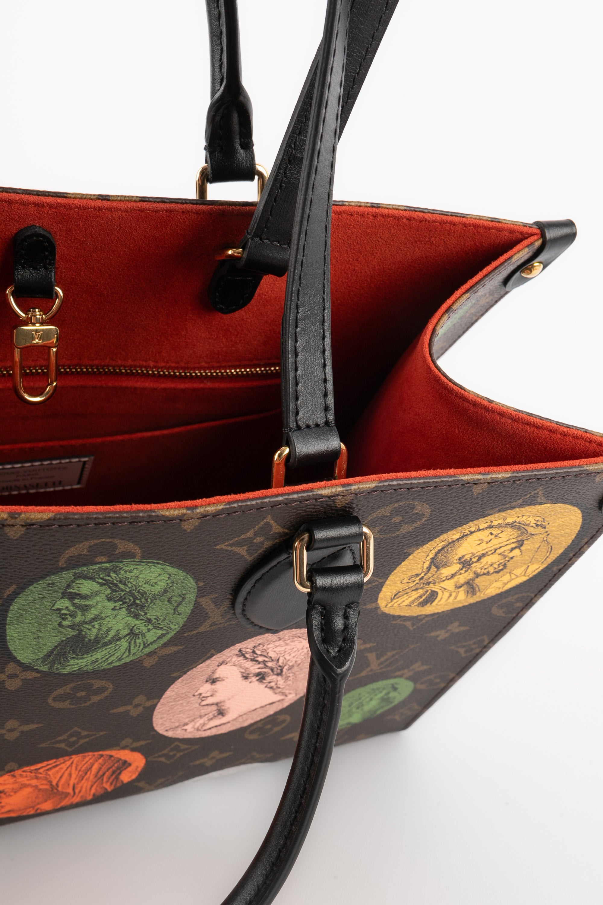 Louis Vuitton x Fornasetti bag On The Go 2022 – Les Merveilles De