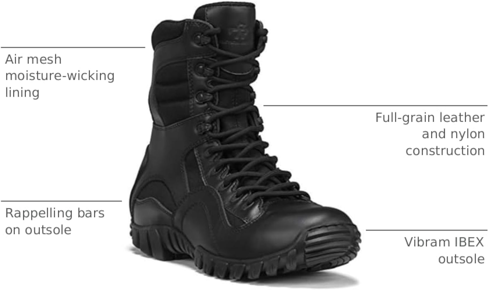 Amazon.com: Belleville Khyber TR960 Tactical Boot - Vibram Outsole