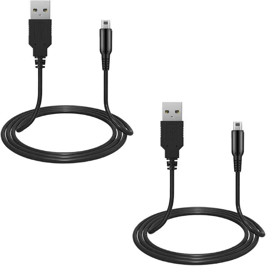 Amazon.co.jp: DELUXEFOX 3DS 充電器 3DS 充電ケーブル (2本セット