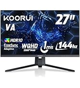 Amazon.co.jp: KOORUI ゲーミングモニター 27インチモニター 湾曲/曲面