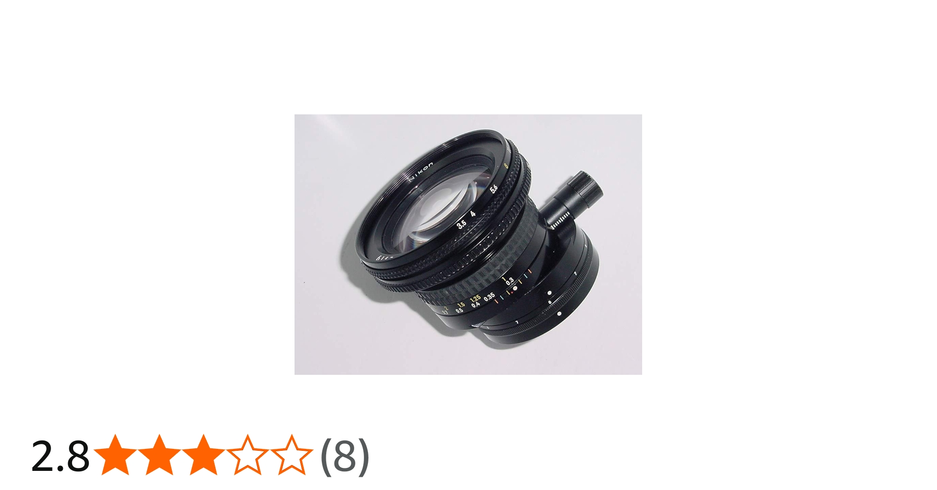 Amazon.co.jp: Nikon ニコン PC Nikkor 28mm F3.5 Manual Focus Lens
