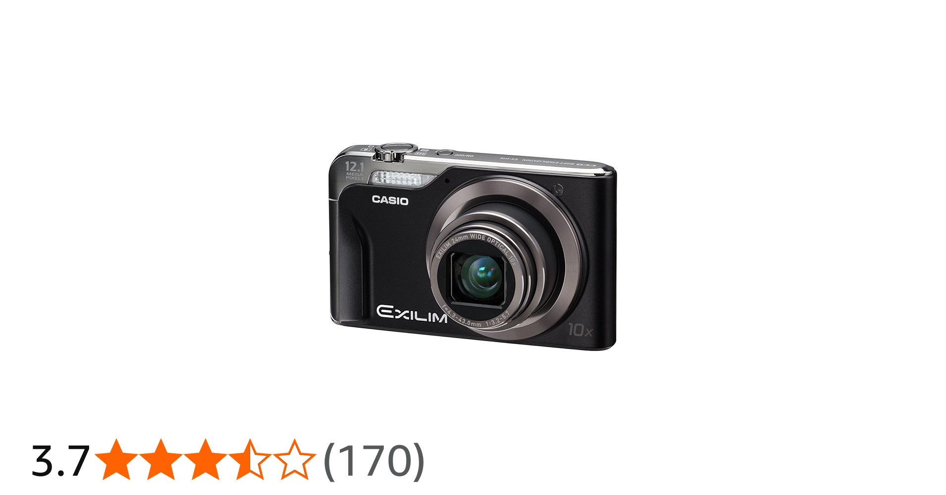 Amazon.co.jp: カシオ計算機 カシオ デジタルカメラ EXILIM EX-H10BK