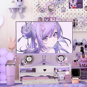 Amazon.co.jp: Pixio PX278 WAVE Pastel Purple Gaming Monitor 27