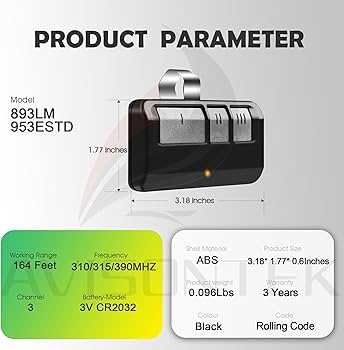 Amazon.com: Chamberlain 953ESTD Universal Garage Door Opener