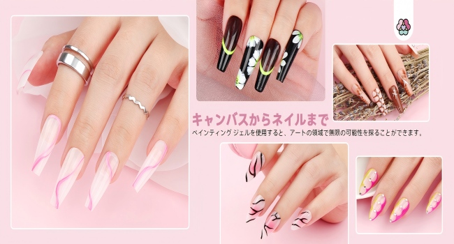 Amazon | Saviland 48色ジェルネイルセット 15本のネイルブラシ付き