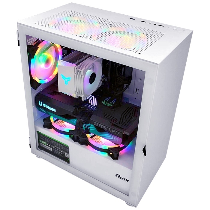 ゲーミングPC デスクトップパソコン ホワイト プレーン GeForce