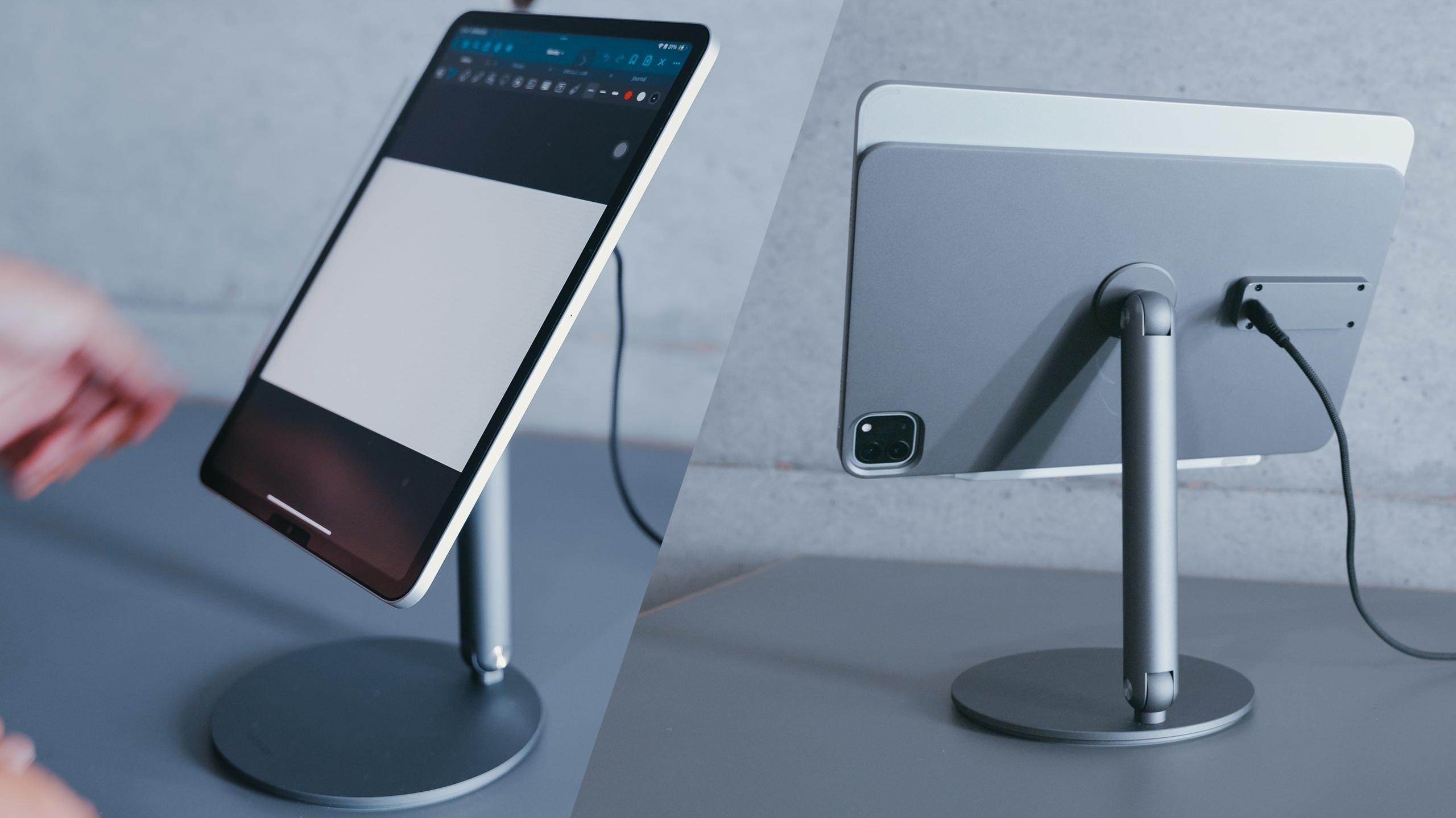ワイヤレス充電＆自在な角度調節。「REDBEAN P2」はタイパもあがる快適