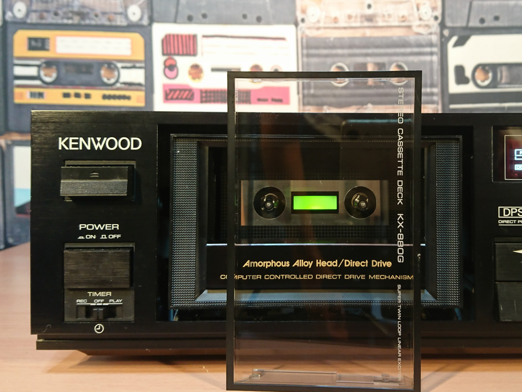 KENWOOD KX-880G 実機の写真で外観・内部構造を紹介 | スーパーカセッ