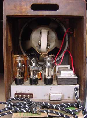 真空管ラジオ修理体験記 ヘルメス420B型 並四受信機の修理体験記