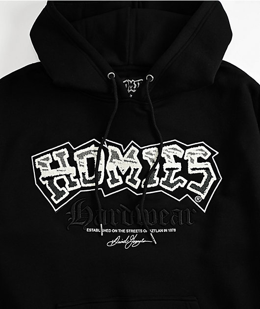 DGA Homies Patch Black Hoodie | Zumiez