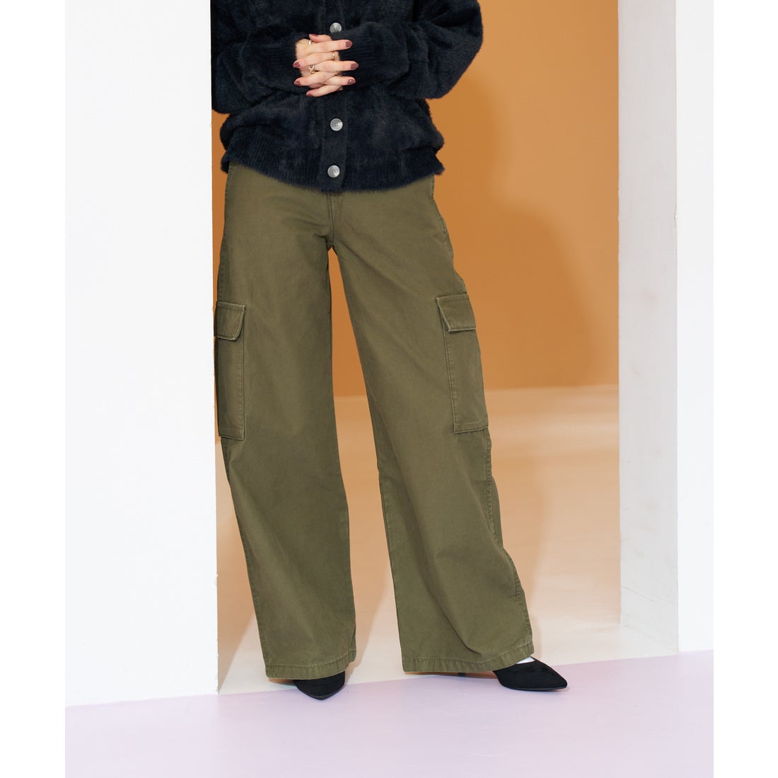 リーバイス LEVI'S バギーカーゴ グリーン OLIVE NIGHT （グリーン