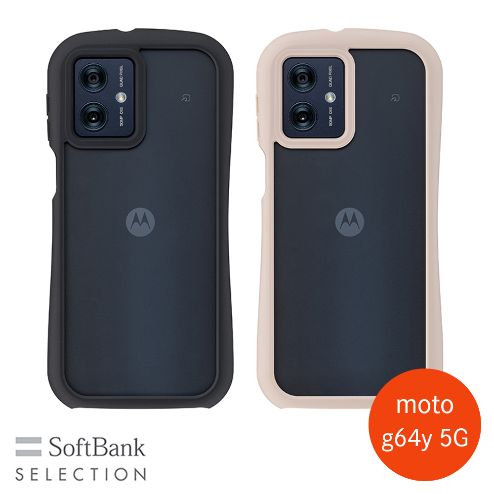 SoftBank SELECTION Play in Case for moto g64y 5G 耐衝撃設計