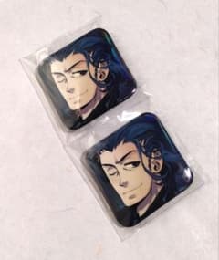 刀剣乱舞 大本丸博 スクエア缶バッジ 日本号 2個セット - メルカリ