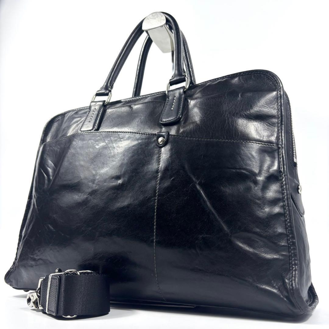 ✨美品✨ソメスサドル ビジネスバッグ A4 2way プログレス PRG43黒 ✨美品✨ソメスサドル ビジネスバッグ A4 2way プログレス PRG43黒