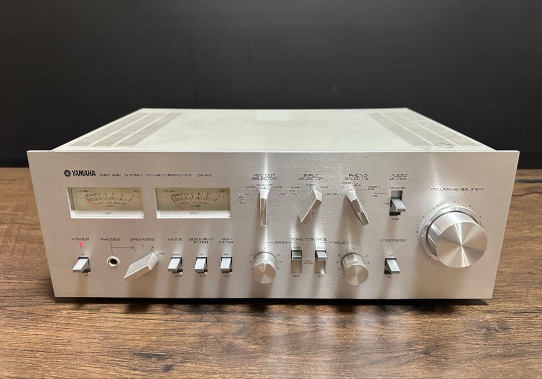 完動品　YAMAHA ヤマハ プリメイン アンプ CA-R1 取り扱い説明書付き YAMAHA ヤマハ プリメインアンプ CA-R1 | オーディオ機器 | 買取品目