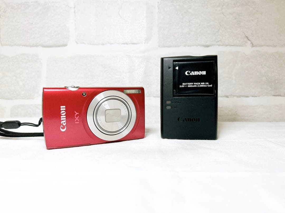 Canon キャノン IXY 200 レッド コンパクトデジタルカメラ 良品＞ Canon IXY 200 レッド｜有効約2000万画素コンパクトデジタル