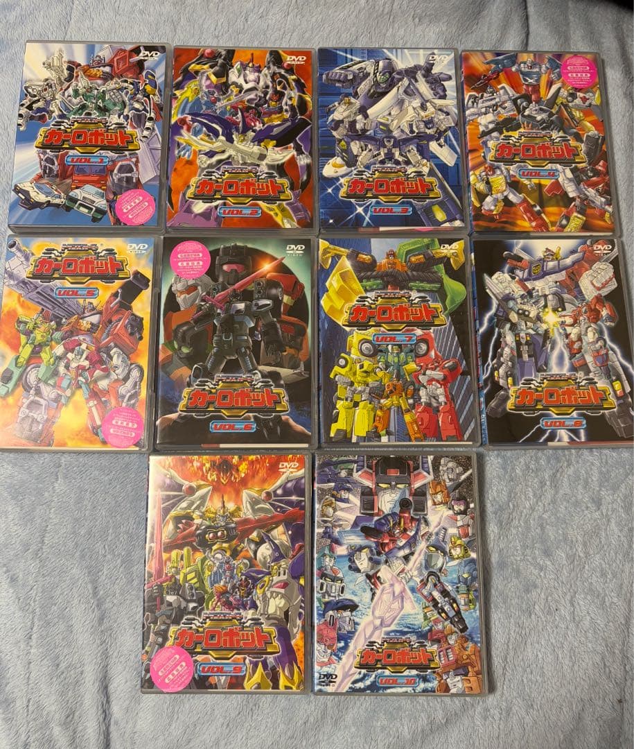 カード付！トランスフォーマー カーロボット DVD vol.1〜10 セット トランスフォーマー カーロボット】DVD 1・2・3・5・10巻セット - メルカリ