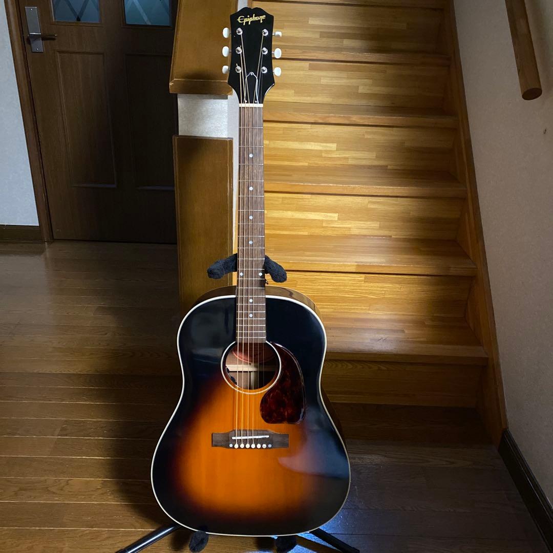 epiphone Inspired by Gibson J-45 HC/PU付 Epiphone Inspired by Gibson J-45 (Aged Vintage Sunburst Gloss