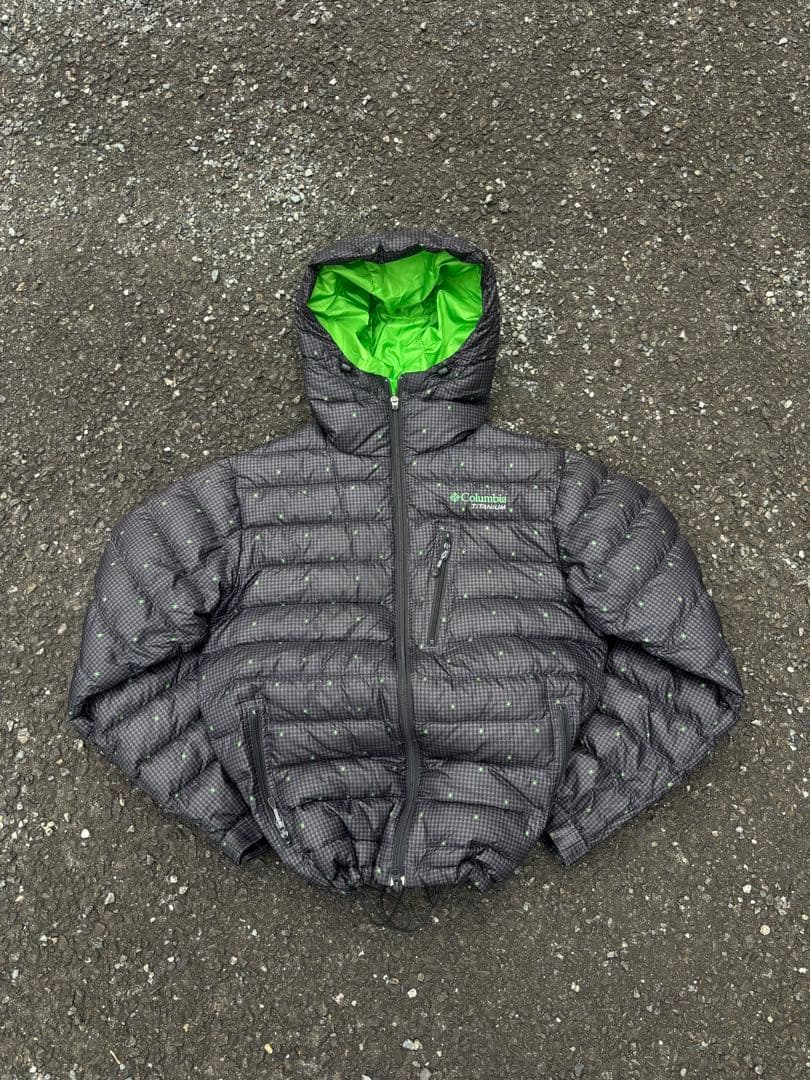 希少カラー Columbia アルパインダウンパーカ クレイターレイク チェック 希少カラー Columbia アルパインダウンパーカ クレイターレイク