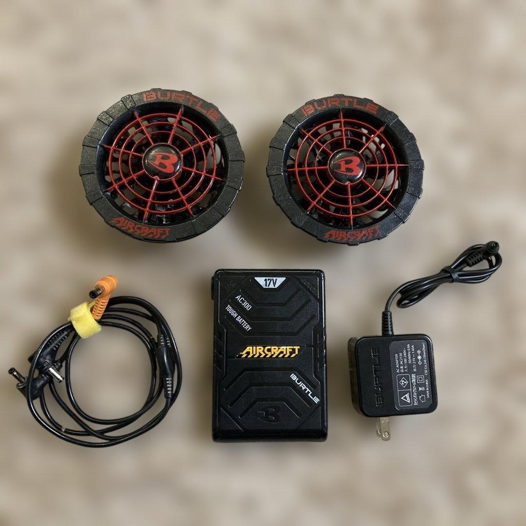 BURTLE AIRCRAFT、AC300 バートルエアークラフトAC300リチウムイオンバッテリーセット(17V)