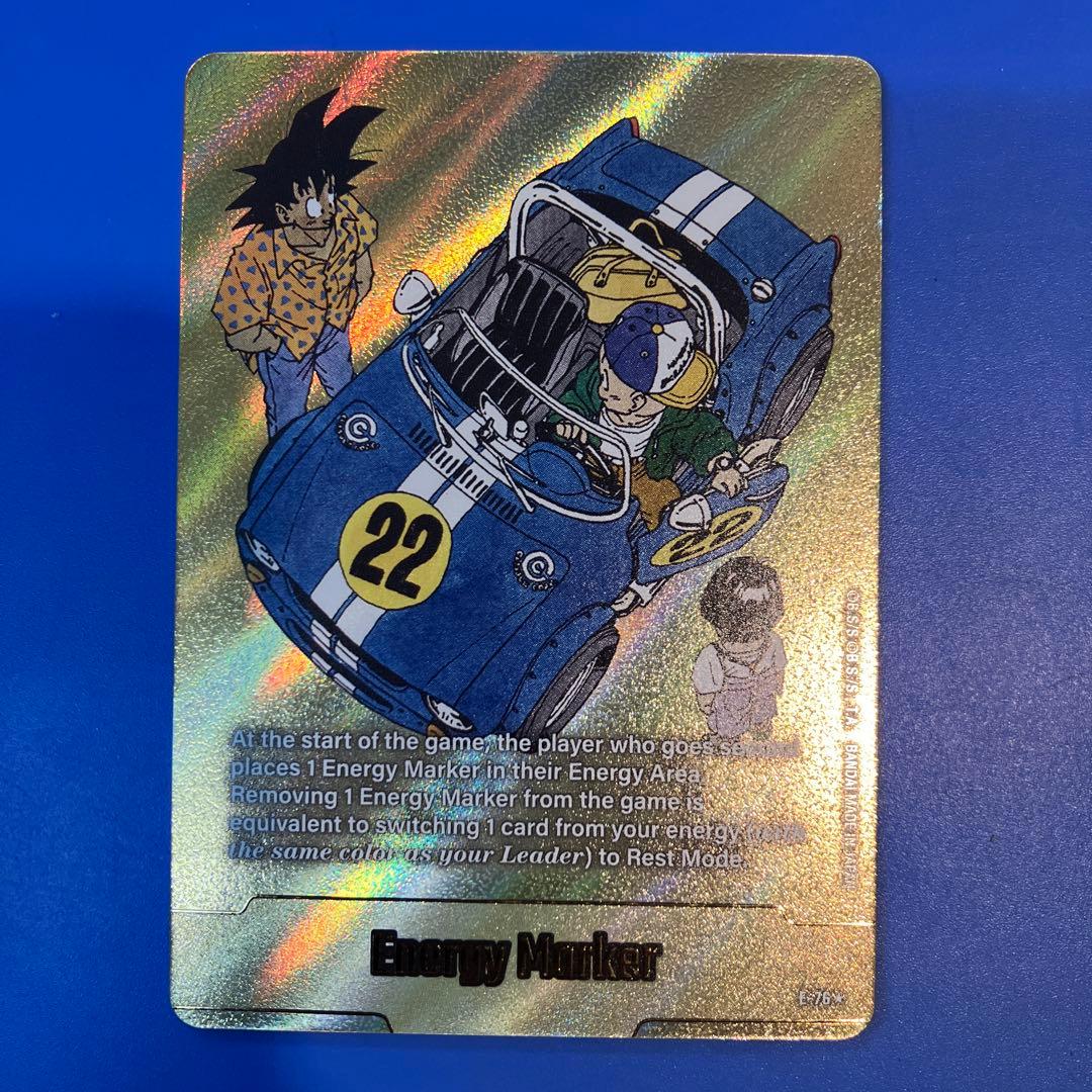 ドラゴンボール超 英語版 エナジーマーカー E-76 金 パラレル 22巻 ドラゴンボール超 英語版 エナジーマーカー E-76 金 パラレル 22巻