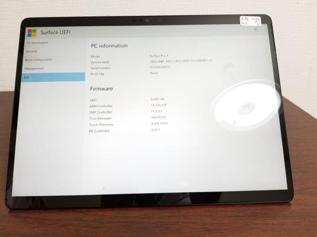 U04 美品 Surface Pro X 1876 ◆8GB◆SSD256GB Amazon.com : Microsoft Surface Pro X 13in Microsoft SQ1 8GB RAM