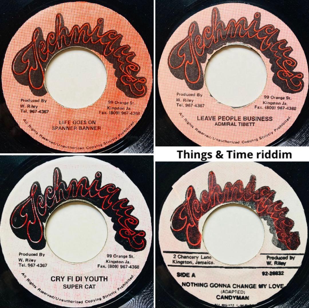 レゲエ Things & Time リディム　4枚 レゲエ Things & Time リディム 6枚 レゲエ Things & Time リディム 6