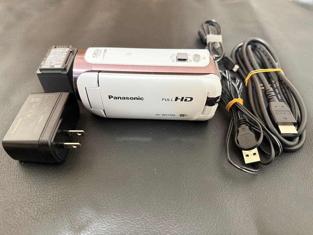 (ジャンク品)パナソニック ビデオカメラ HC-W570M ホワイト パナソニック HC-W570M-W ホワイト | ビデオカメラ