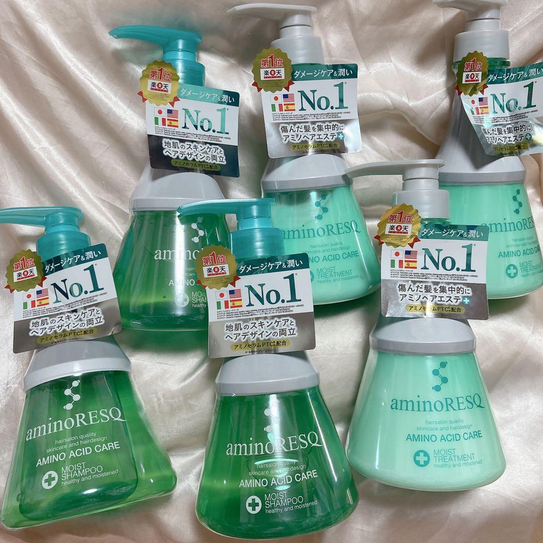 アミノレスキュー　モイストシャンプー　ヘアトリートメント セット Amazon | aminoRESQ アミノレスキュー モイスト シャンプー