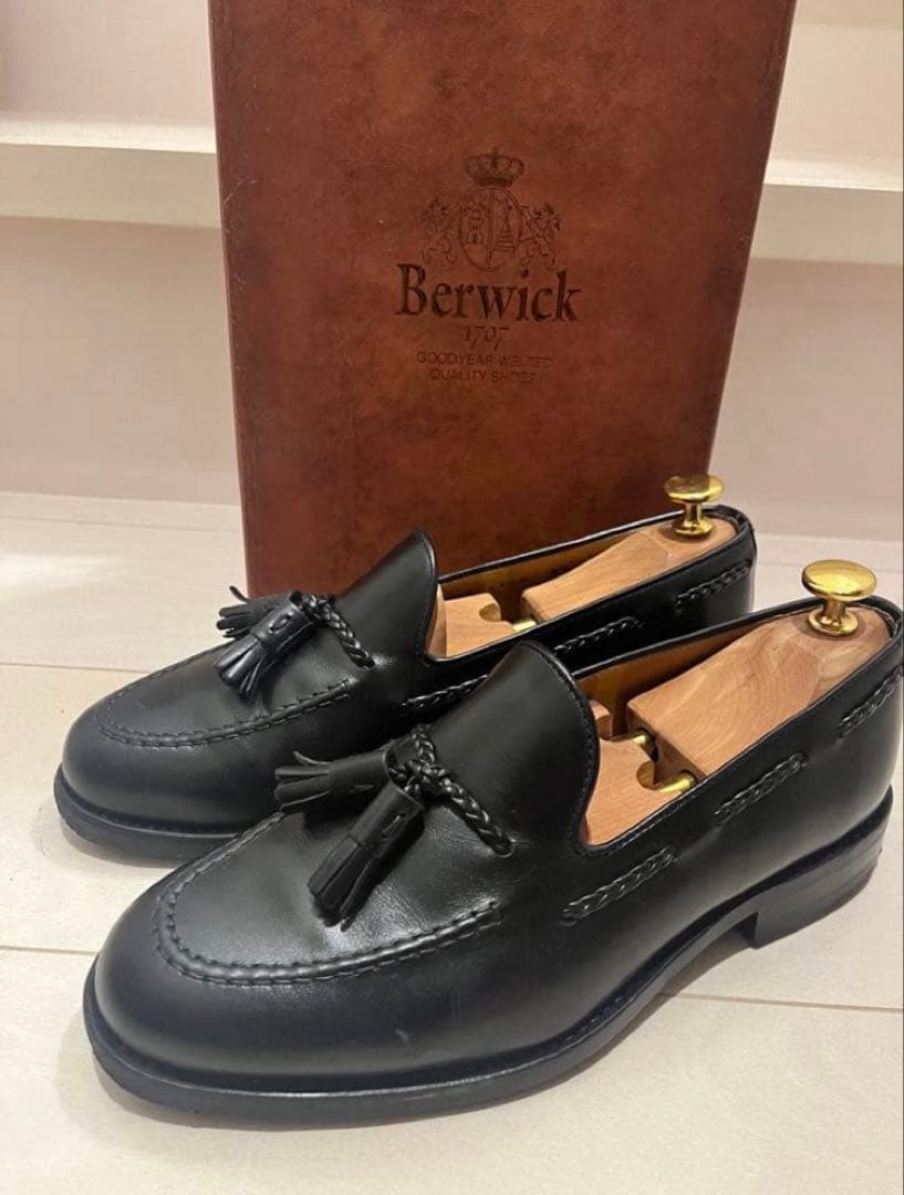 Berwick 1707 タッセルローファー 4340BCDA UK5.5 Berwick 1707（バーウィック） ローファー Berwick タッセル