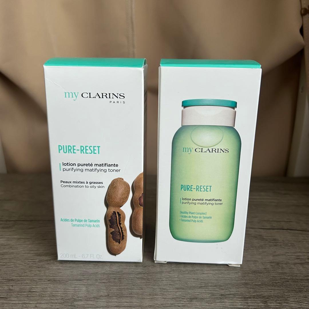 マイ クラランス ピュア・リセット ローション 200ml×2 日本未販売 トーニング ローション SP ドライ/ノーマル / クラランス(化粧水