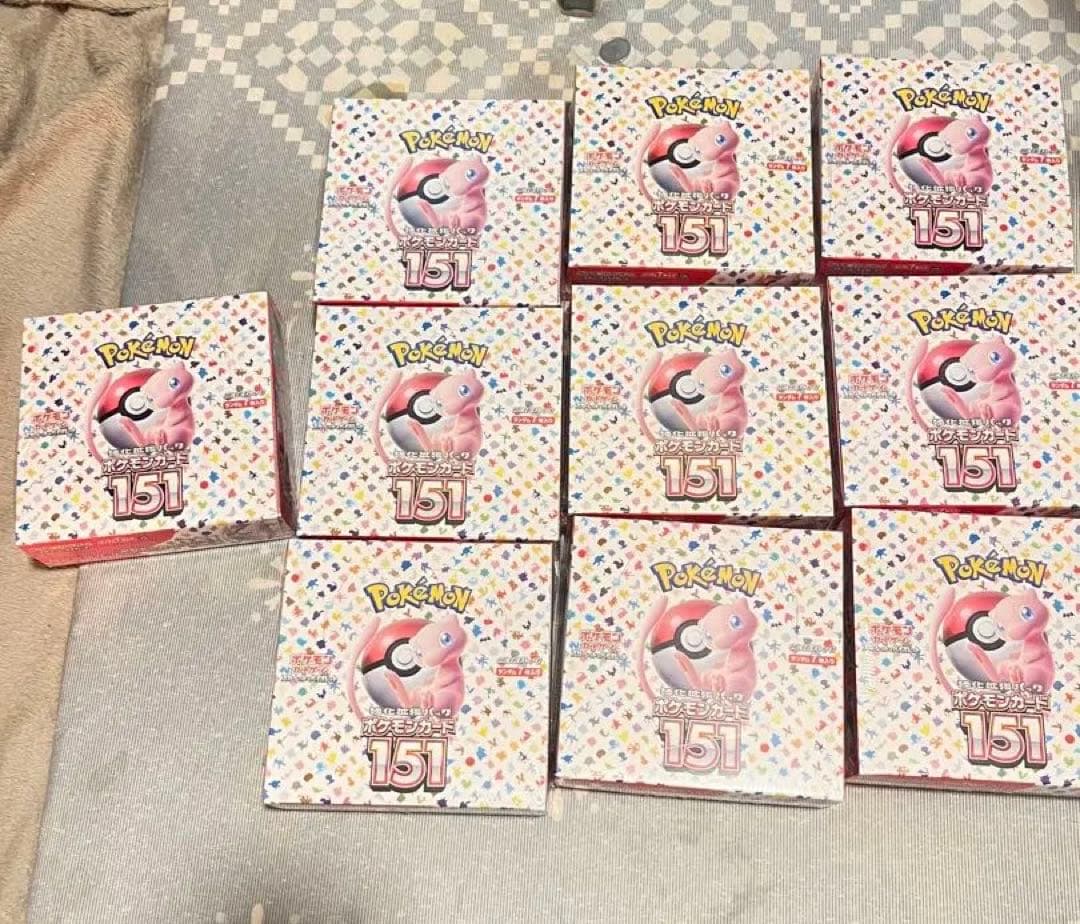 スカーレット＆バイオレット ポケモンカード151 box ポケカシュリンク付き スカーレット&バイオレット 強化拡張パック 151(シュリンク未開封BOX