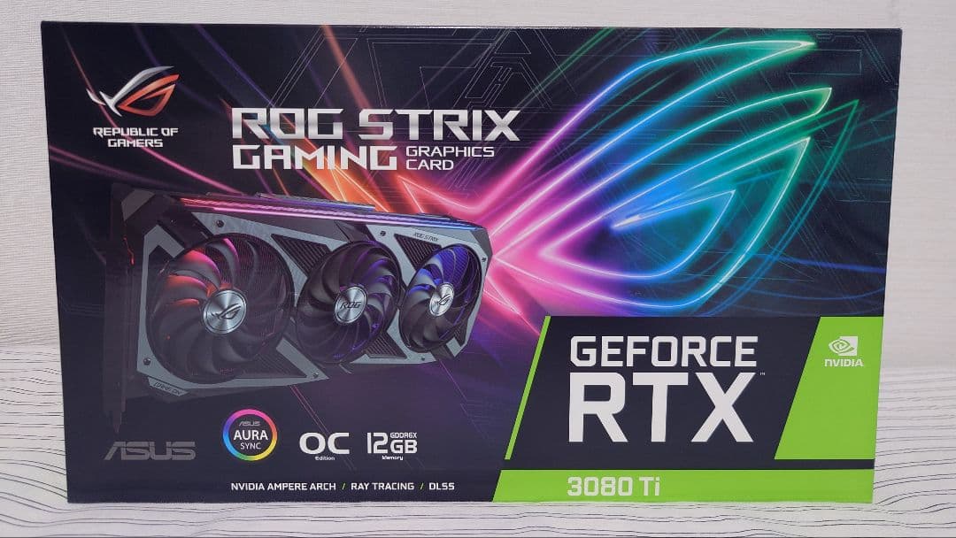 ROG-STRIX-RTX3080TI-O12G-GAMING 動作確認済 ASUS「ROG-STRIX-RTX3080Ti-O12G-GAMING」検証：3080 Ti屈指の高