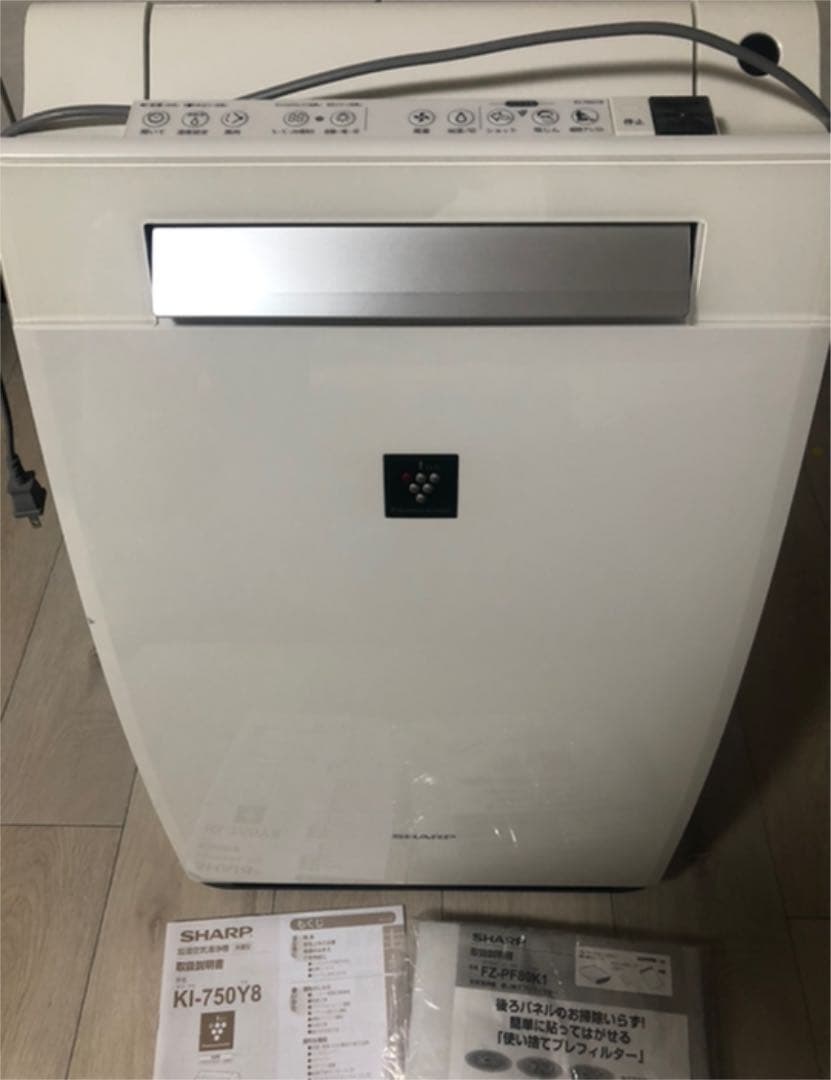 SHARP KI-750Y8-W 加湿空気清浄機　+フィルター5枚 ki-750y8-wのおすすめ人気商品一覧 通販 - Yahoo!ショッピング