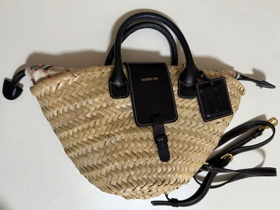 [あにあに]PARIS/64 Mini Basket Mini Lumière Black Bag by PARIS/64