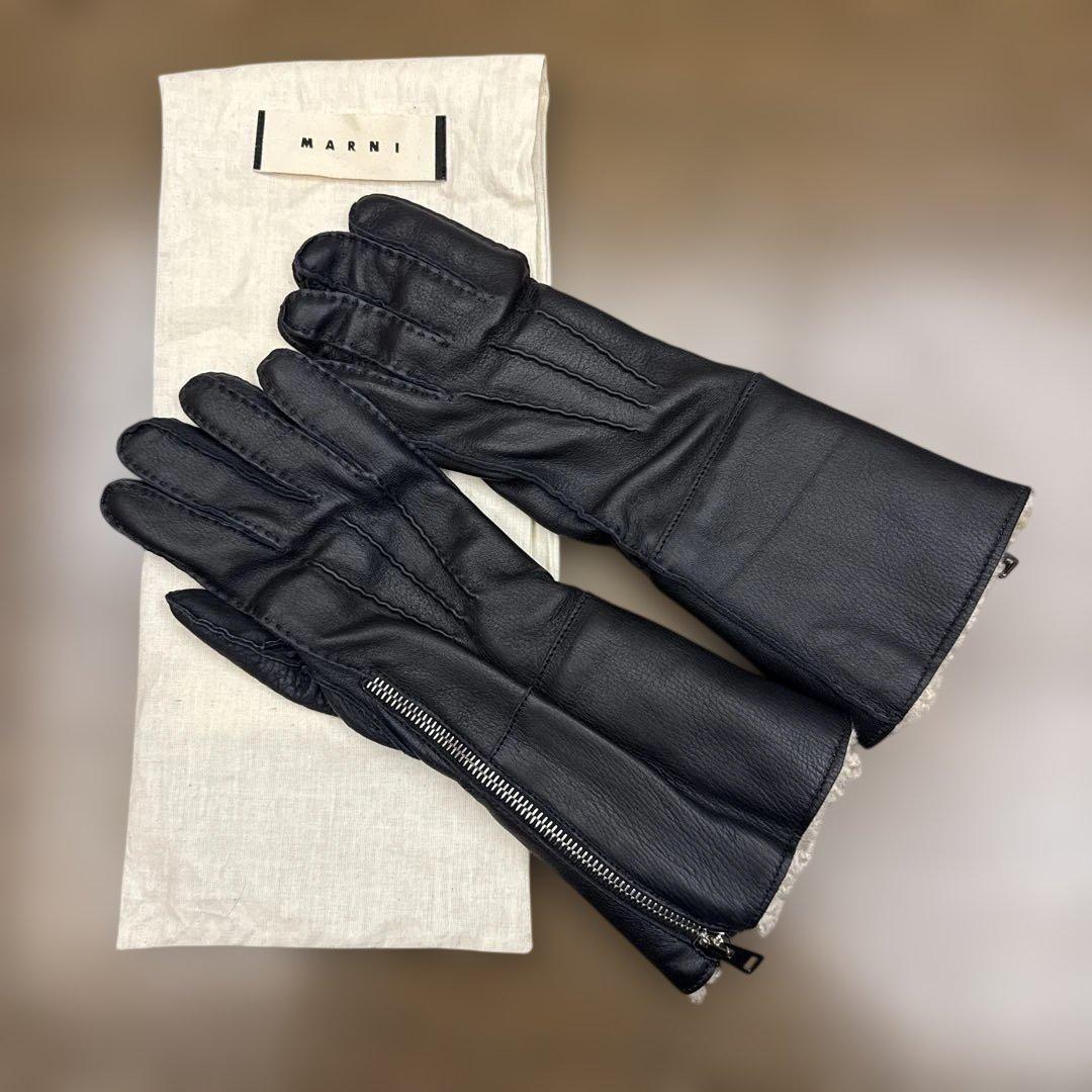 MARNI 革手袋 楽天市場】手袋 スマホ対応 レディース 革 イタリア 革手袋 ナポリ手袋