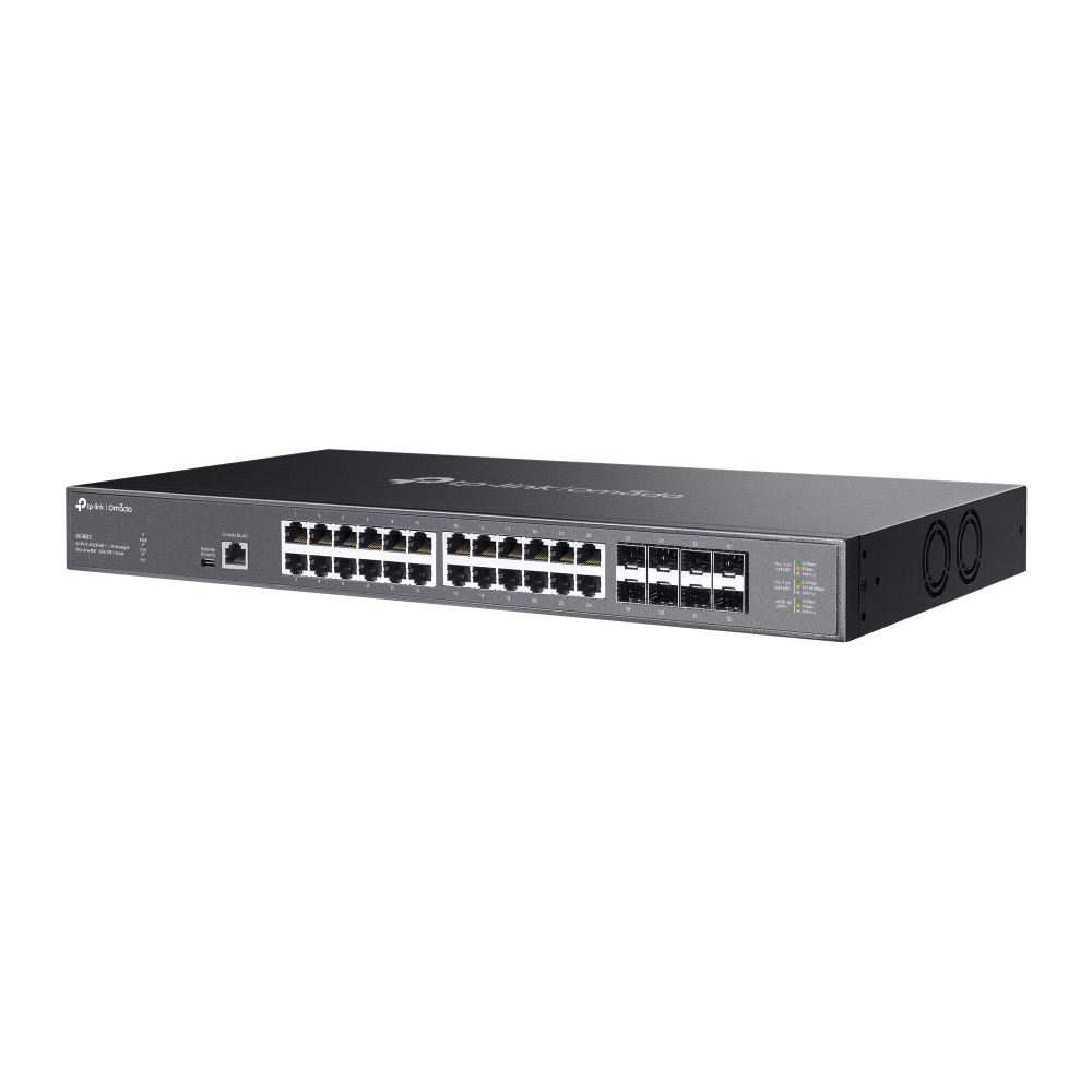 SX3832 | Omada 10Gポート×24/SFP+スロット×8 L2+マネージスイッチ