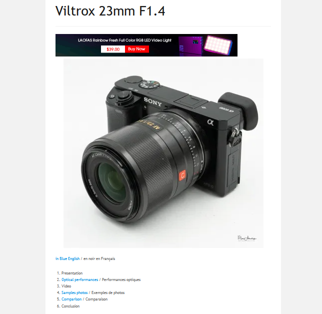 VILTROX AF 23mm F1.4 STMは純正24mmと比較してお買い得なレンズ