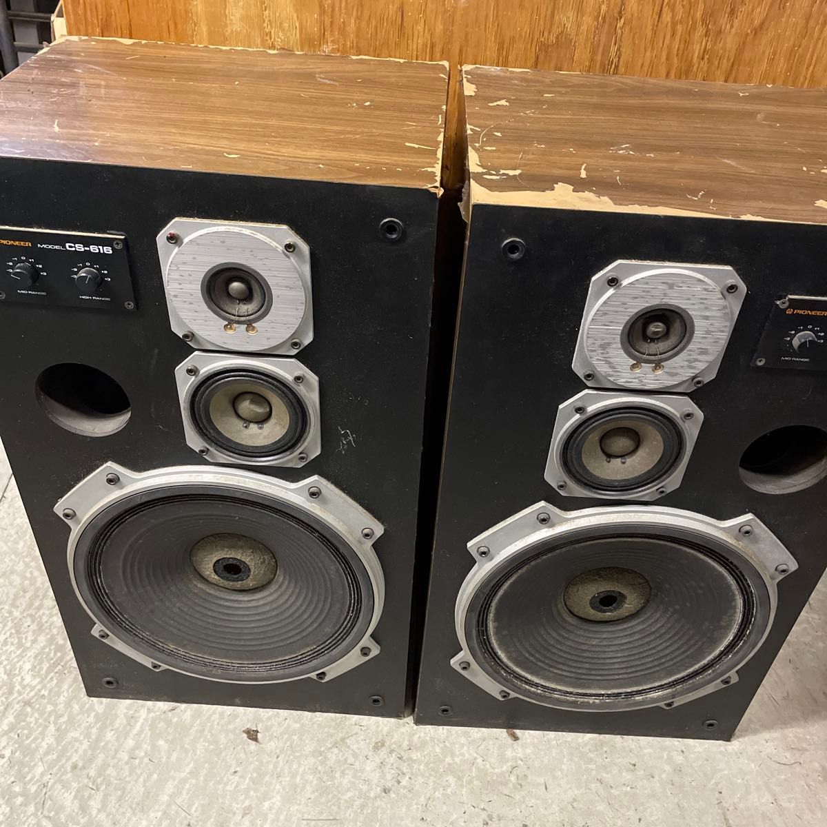 パイオニア Pioneer CS-V15 2個セット スピーカー 150W｜Yahoo!フリマ