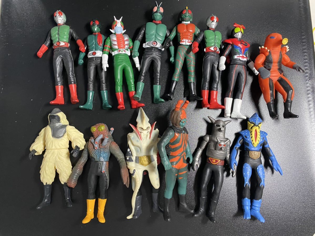Yahoo!オークション - 仮面ライダー 対決セット ソフビ 14体セット ス